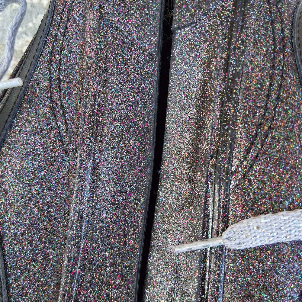 Opening Ceremony x Vans Old Skool Glitter Rainbow Sneakers 7.5 Rare Collab Y2K - Picture 10 of 16